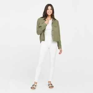 NWOT Spanx White Ankle Skinny Jeans Size M